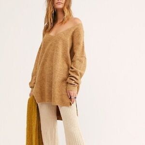Free People Tan Sweater